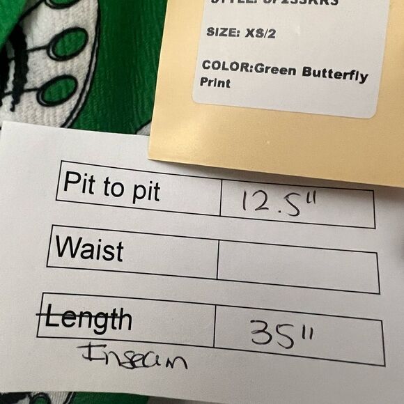 Smak Parlour Green Butterfly Print Glamour Goddess Jumpsuit - Picture 11 of 12